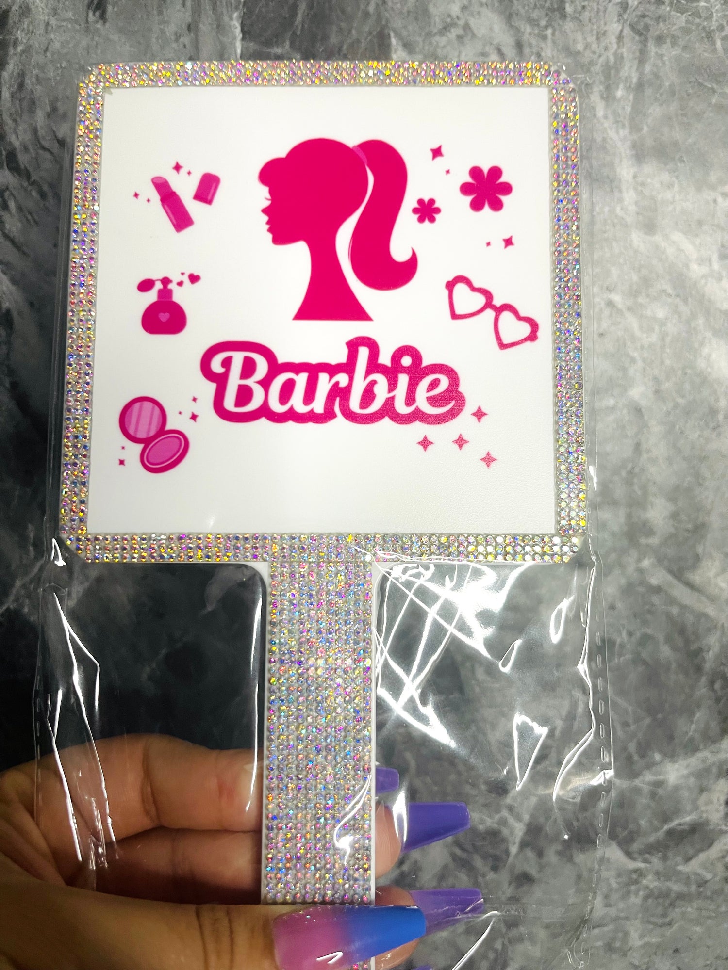 morelips square shape mirror barbie brand