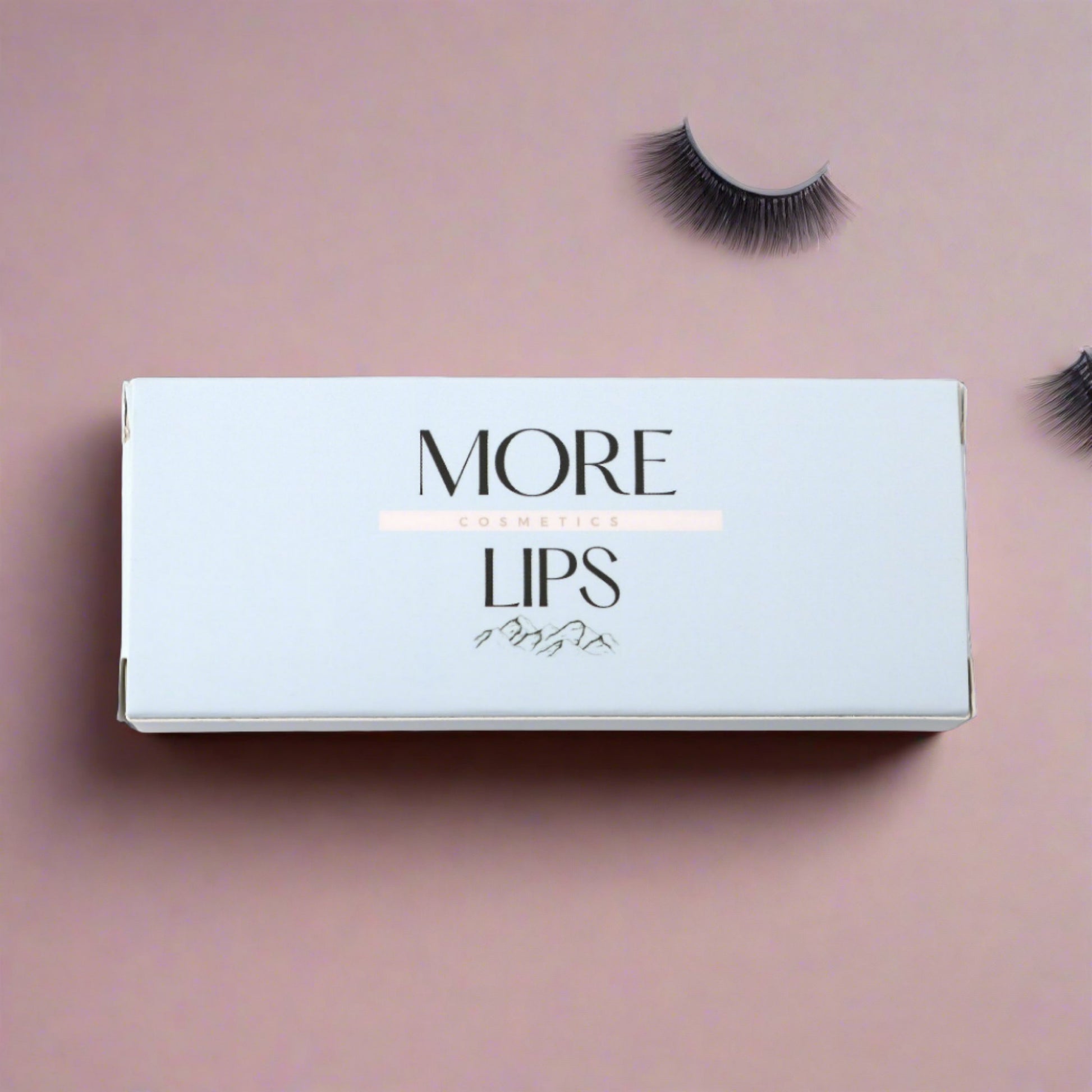 Vegan False Eyelashes, crafted for a beautiful and guilt-free flutter by More Lips